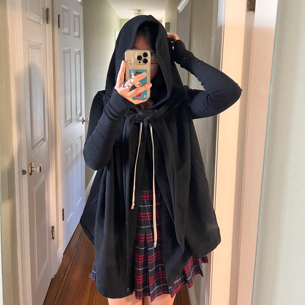 Rick Owens Drkshdw Hooded Cardigan